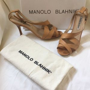 Manolo Blahnik sandals, 8.5